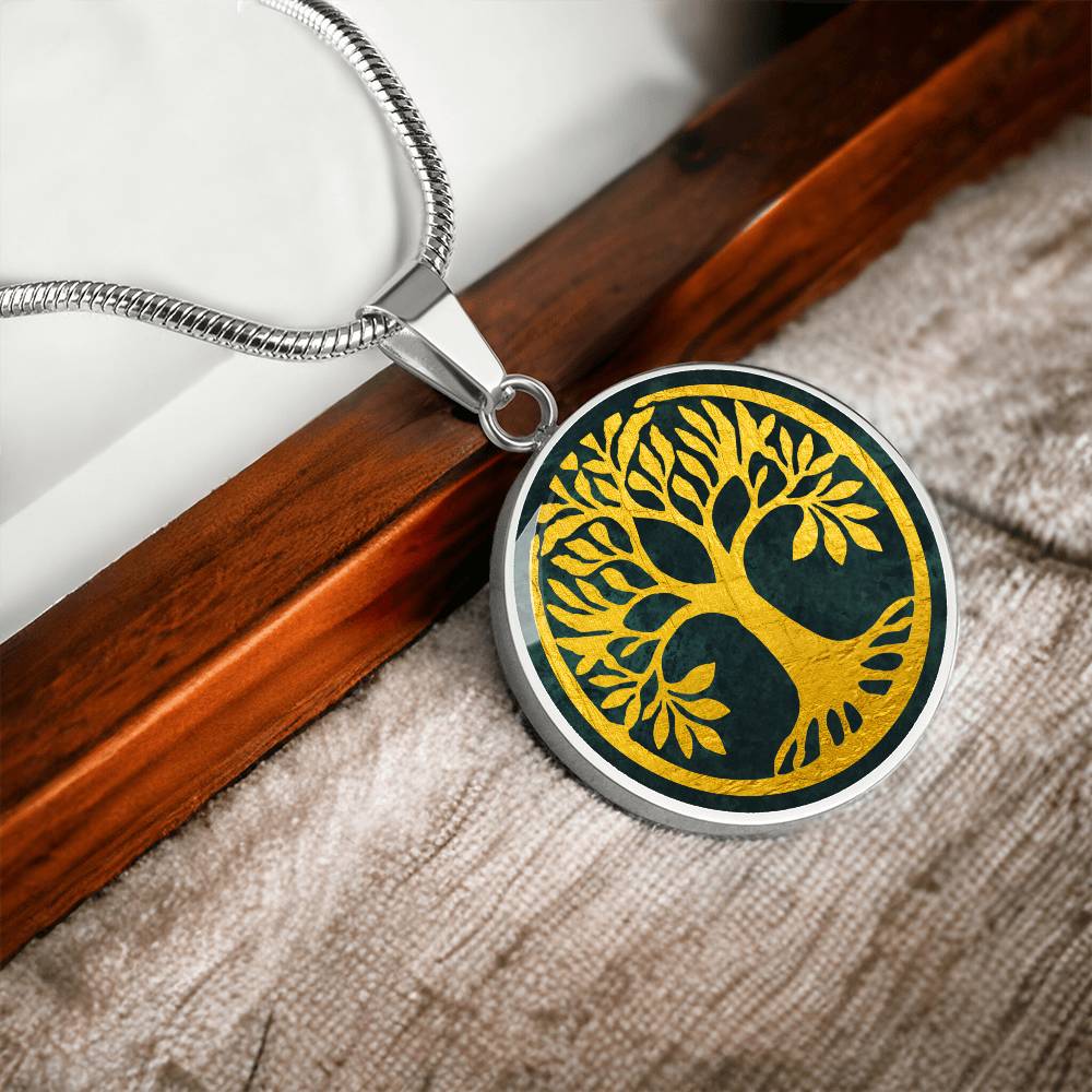 Tree of Life Necklace | Family Tree Pendant | Men Yggdrasil Pendant | Norse Mythology World Tree