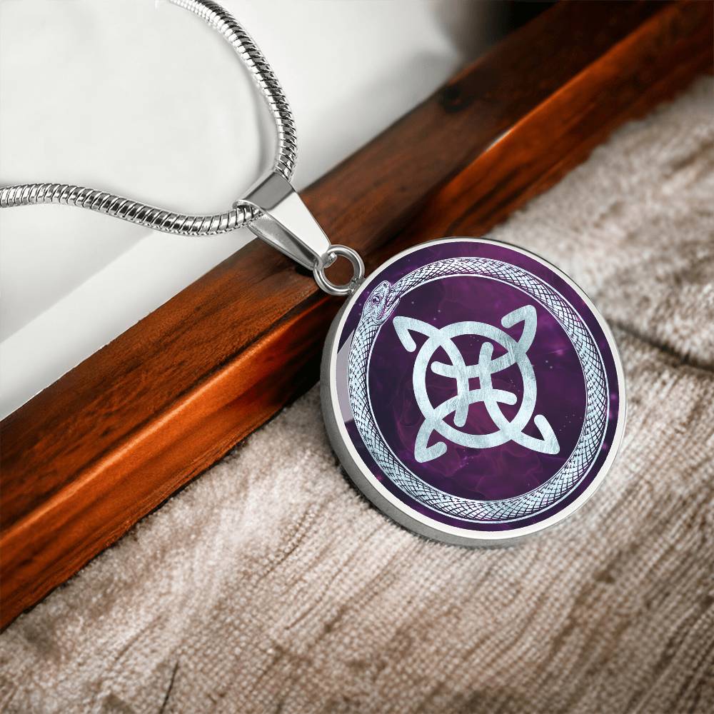 Witches Knot Ouroboros Pendant