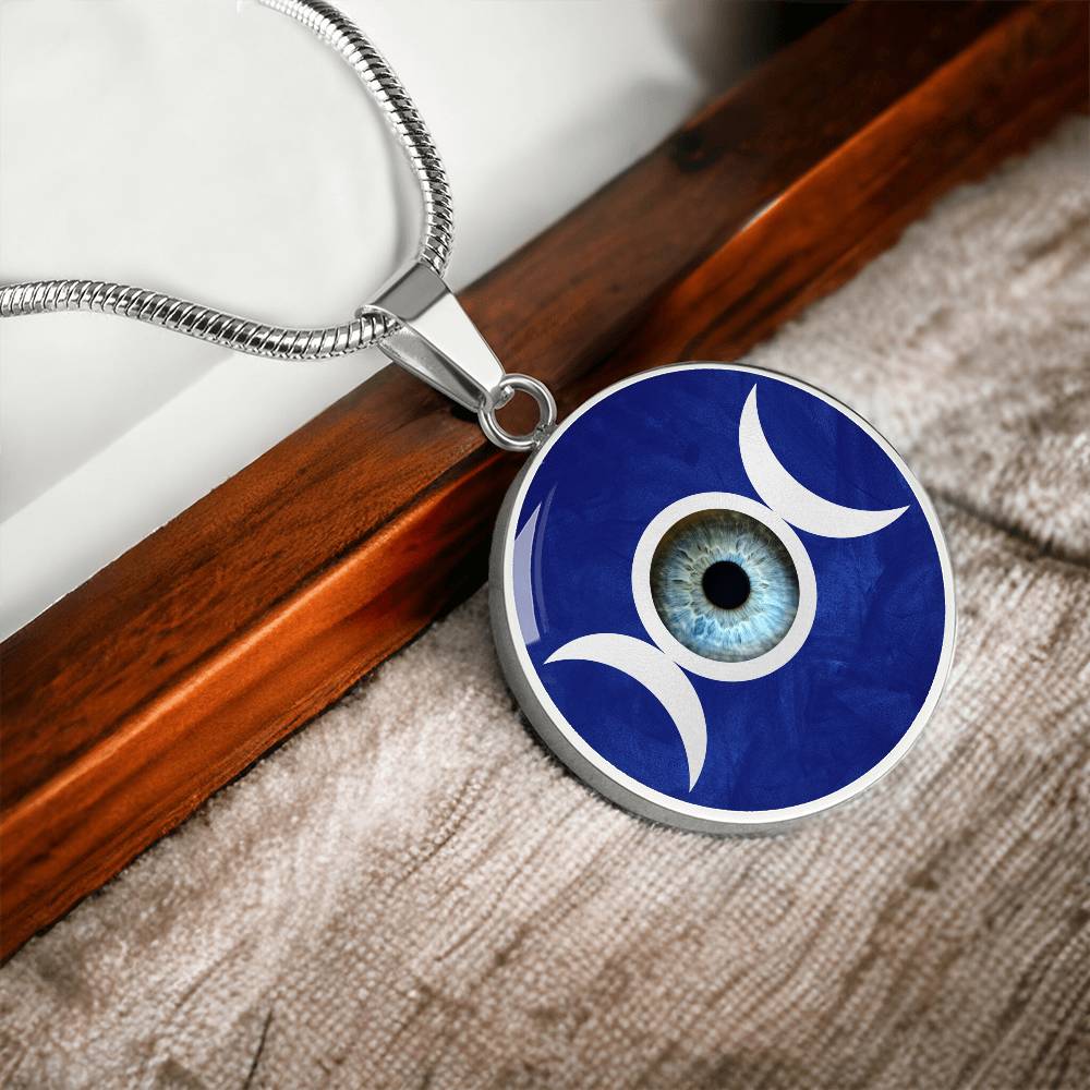 Triple Moon Eye Pendant