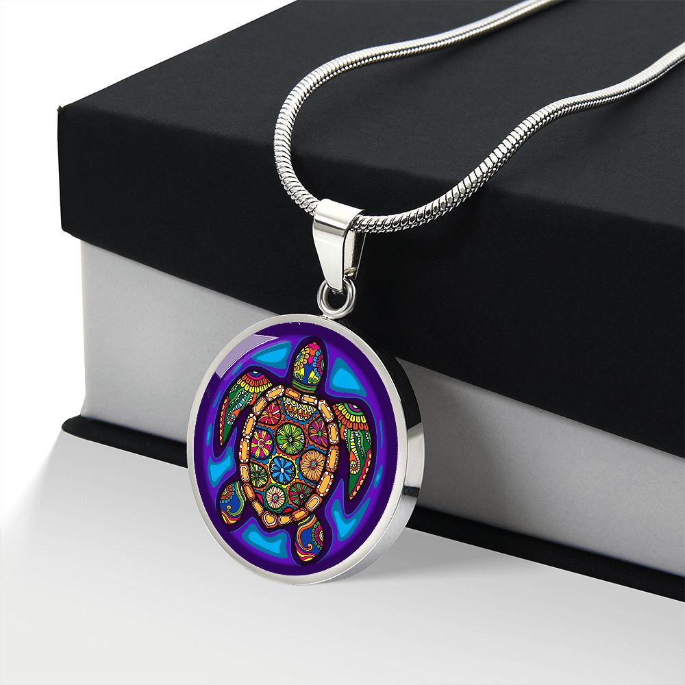 Tribal Sea Turtle Pendant