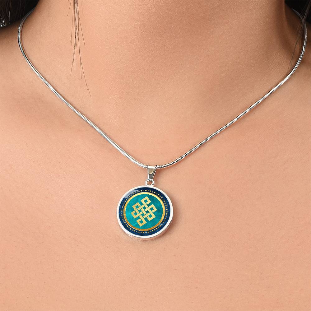 Endless Knot Pendant Necklace