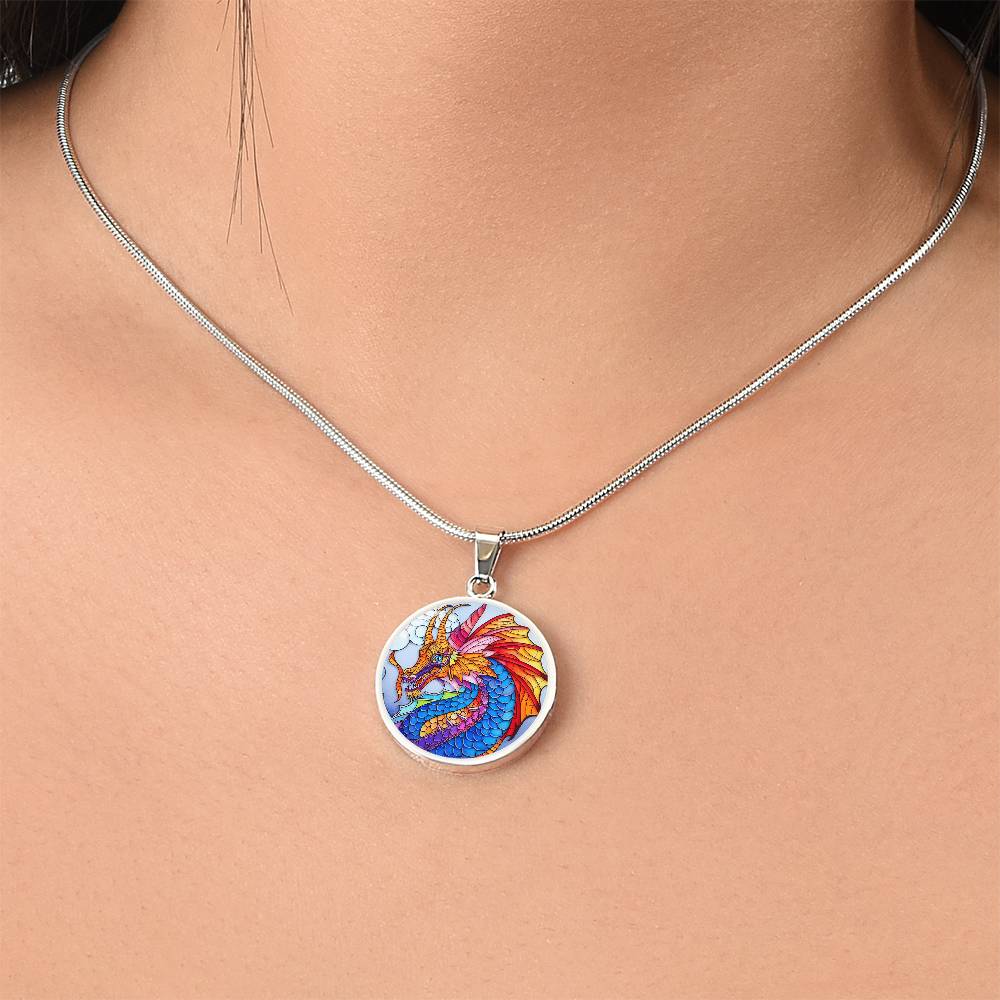 Dragon Pendant Necklace | Mythology Necklace | Fantasy Necklace | Jewelry For Men & Women