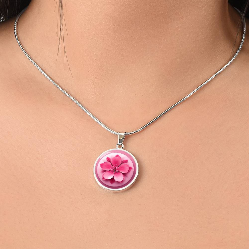 Sakura Cherry Blossom Pendant | Pink Sakura Cherry Blossom | Spring  Necklace | Sakura Flower Japanese Necklace | Gifts for Her