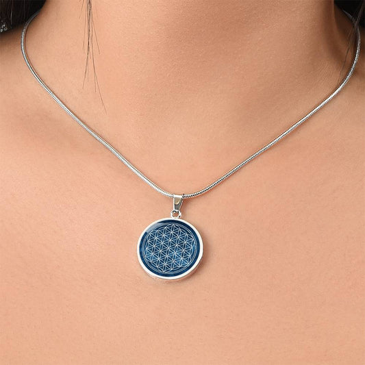 Flower of Life Art Pendant | Sacred Geometry Jewelry