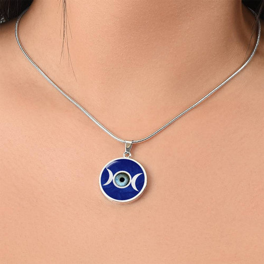 Triple Moon Eye Pendant