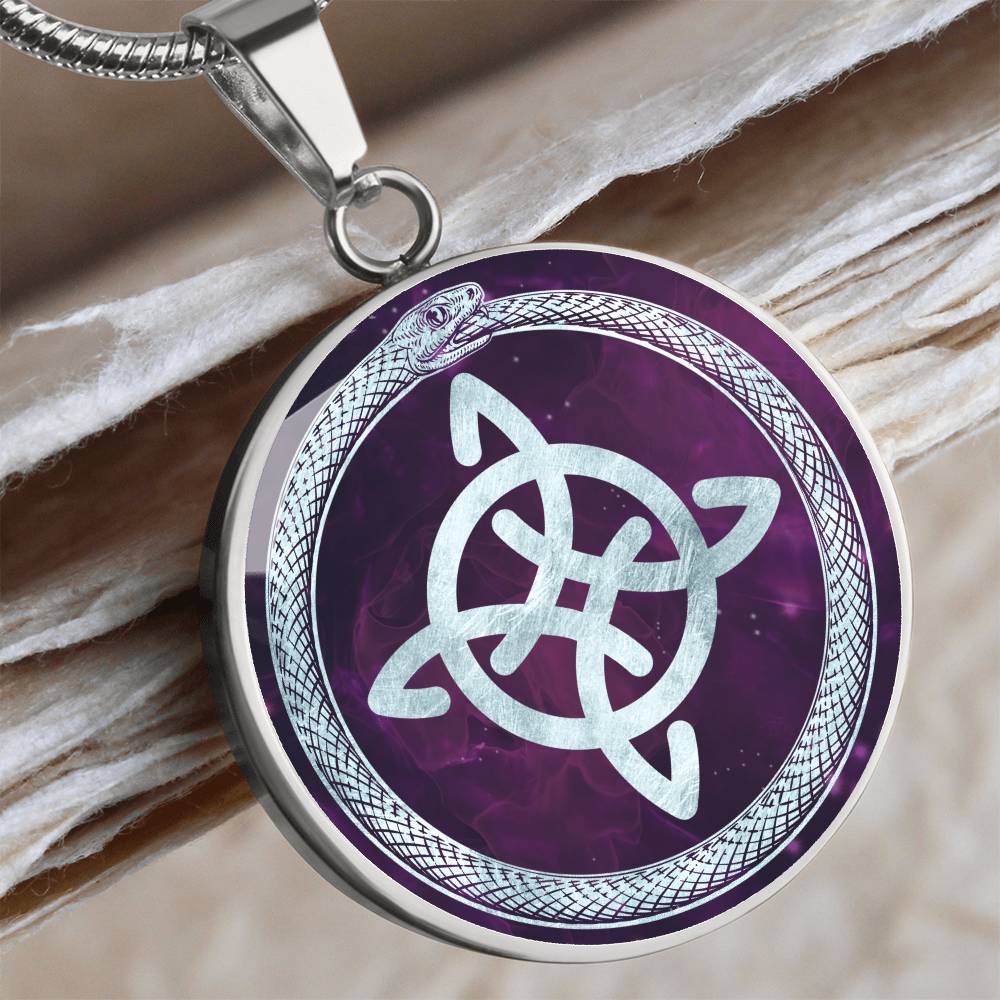 Witches Knot Ouroboros Pendant
