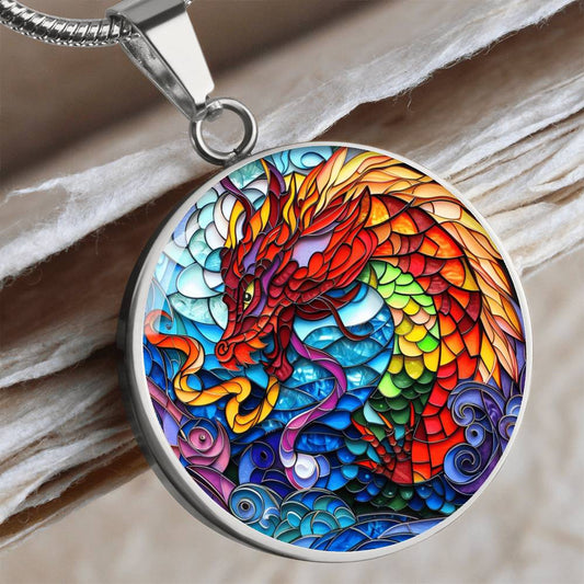 Dragon Pendant Necklace | Mythology Necklace | Fantasy Necklace | Jewelry For Men & Women