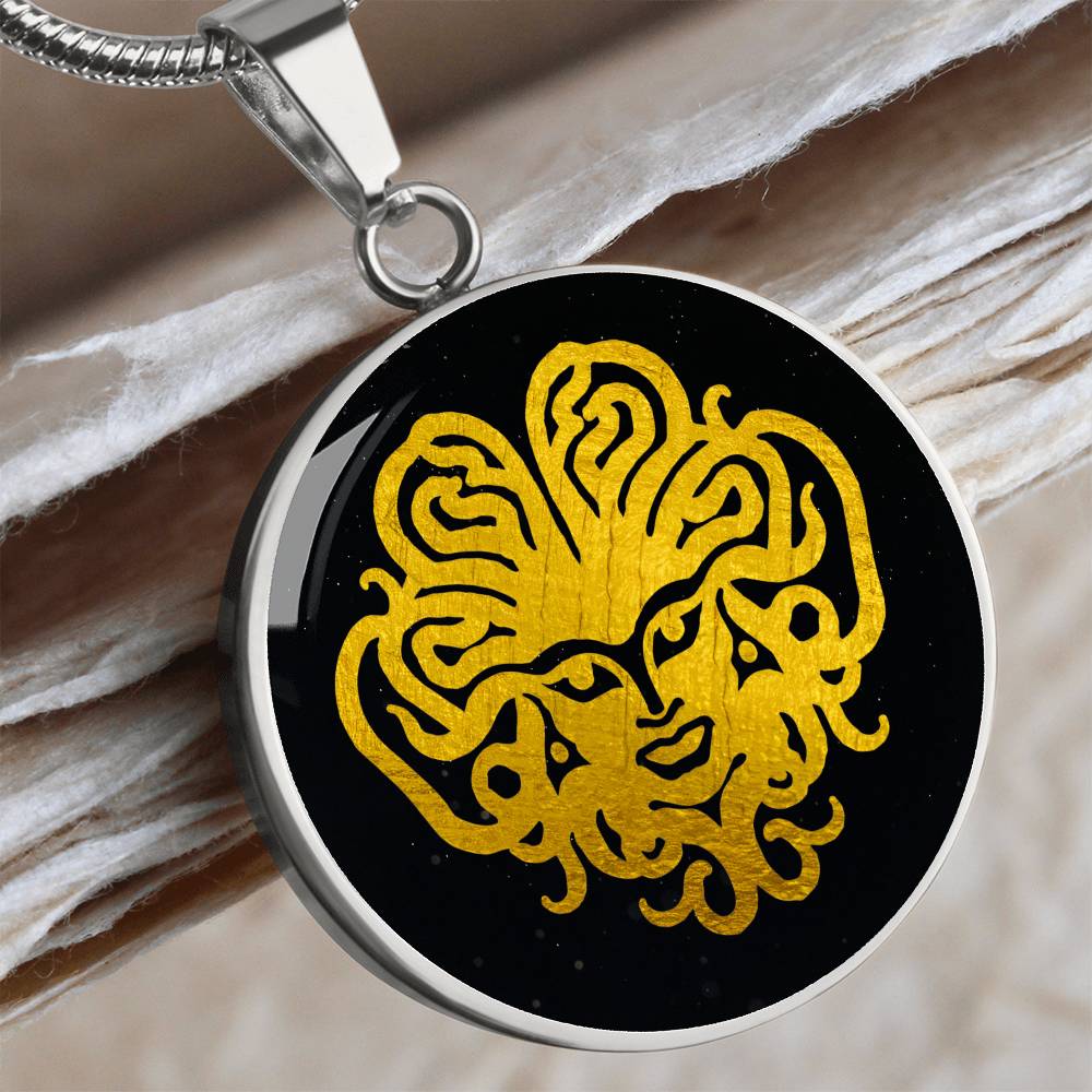 Medusa Pendant Necklace / Medusa Artwork / Medusa Jewelry