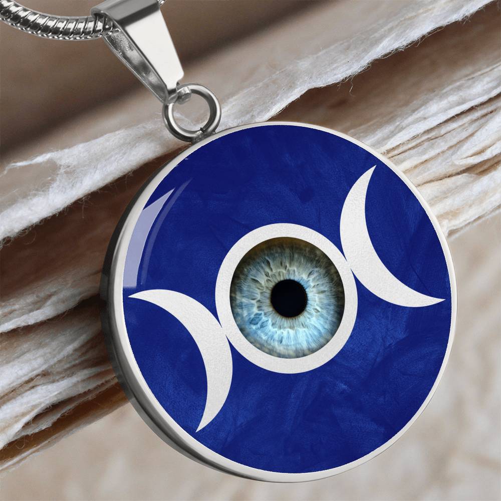 Triple Moon Eye Pendant