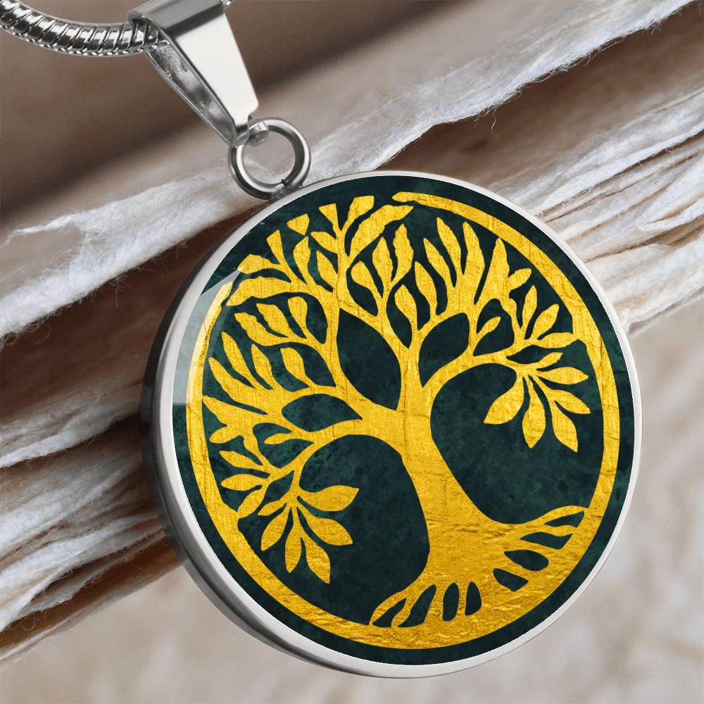 Tree of Life Necklace | Family Tree Pendant | Men Yggdrasil Pendant | Norse Mythology World Tree