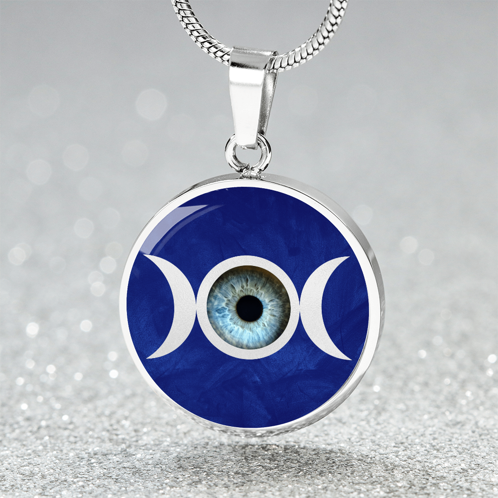 Triple Moon Eye Pendant