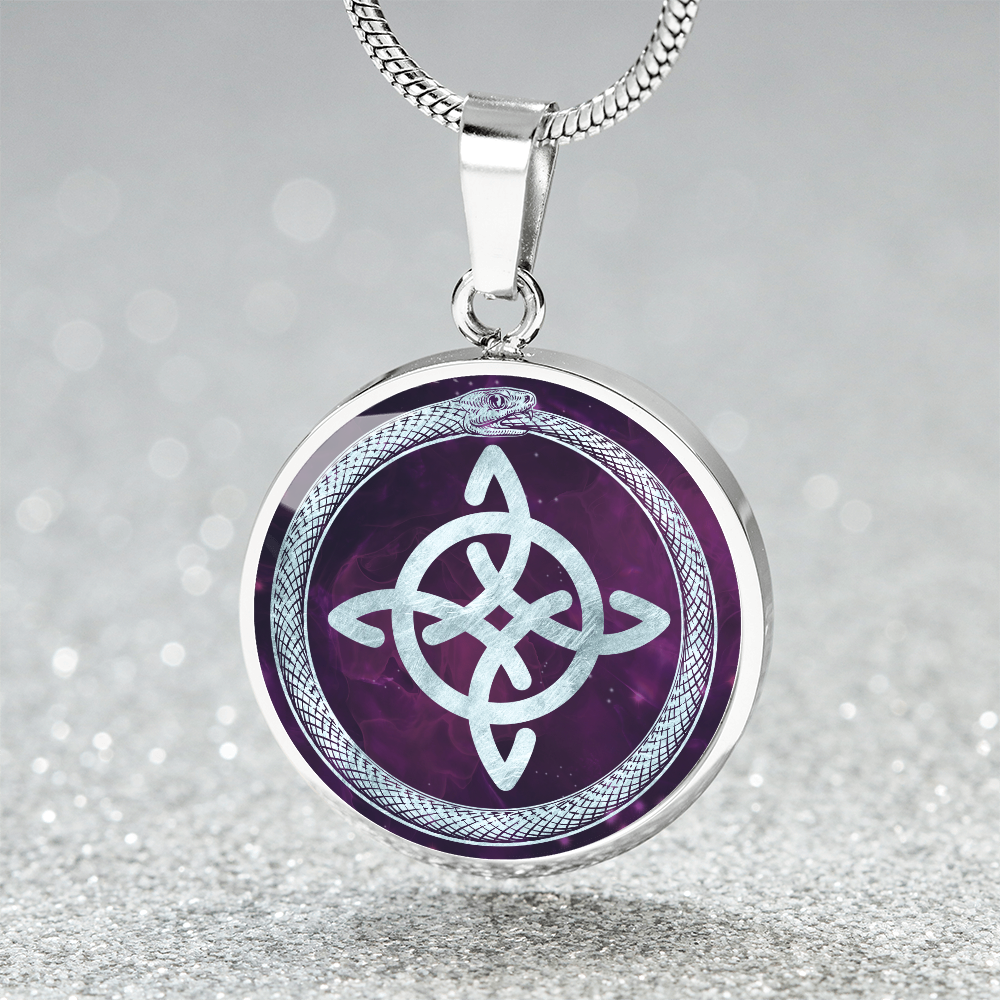 Witches Knot Ouroboros Pendant