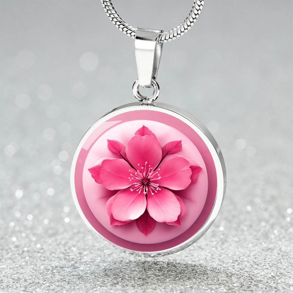 Sakura Cherry Blossom Pendant | Pink Sakura Cherry Blossom | Spring  Necklace | Sakura Flower Japanese Necklace | Gifts for Her