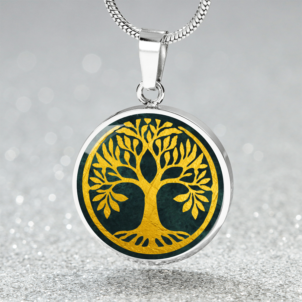 Tree of Life Necklace | Family Tree Pendant | Men Yggdrasil Pendant | Norse Mythology World Tree