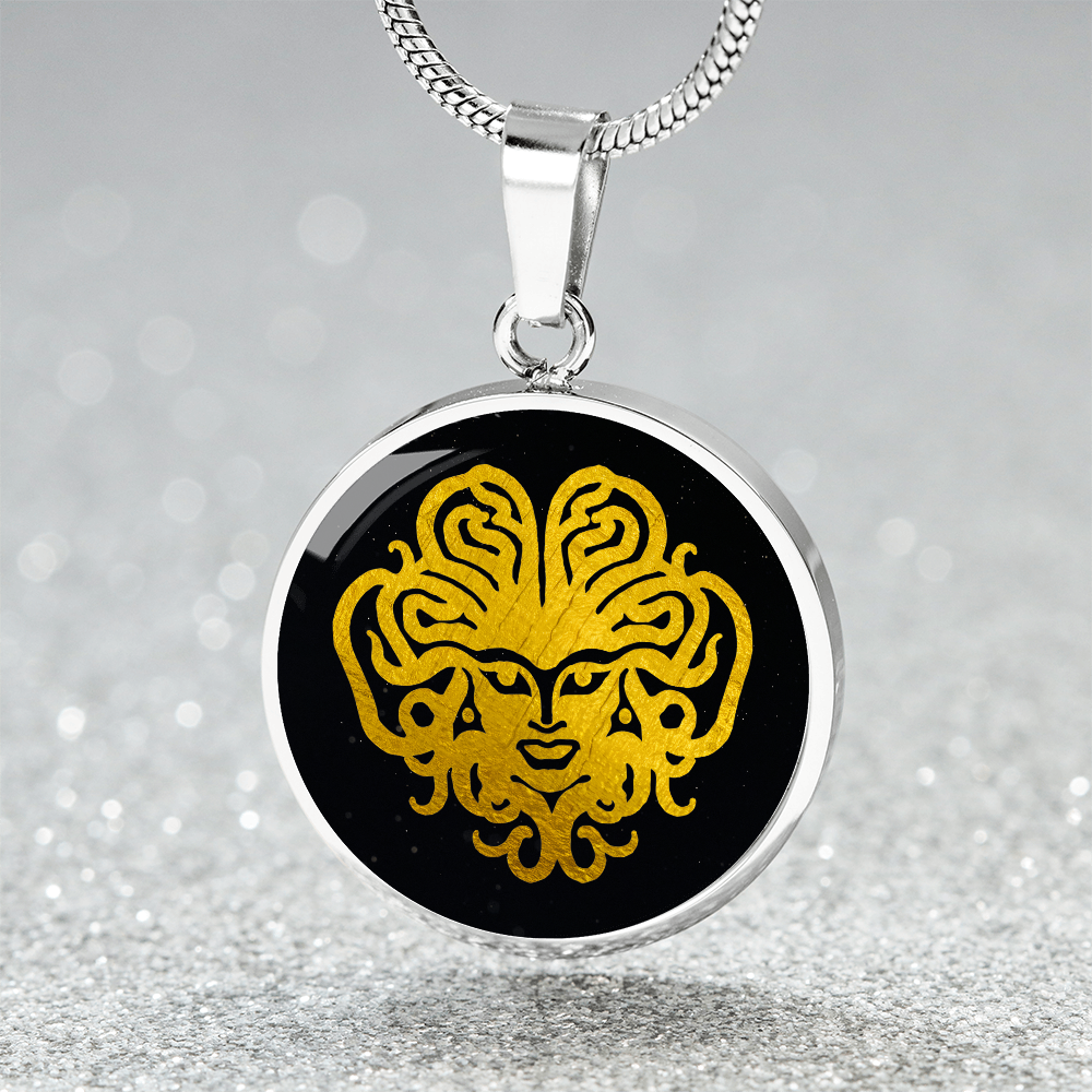 Medusa Pendant Necklace / Medusa Artwork / Medusa Jewelry