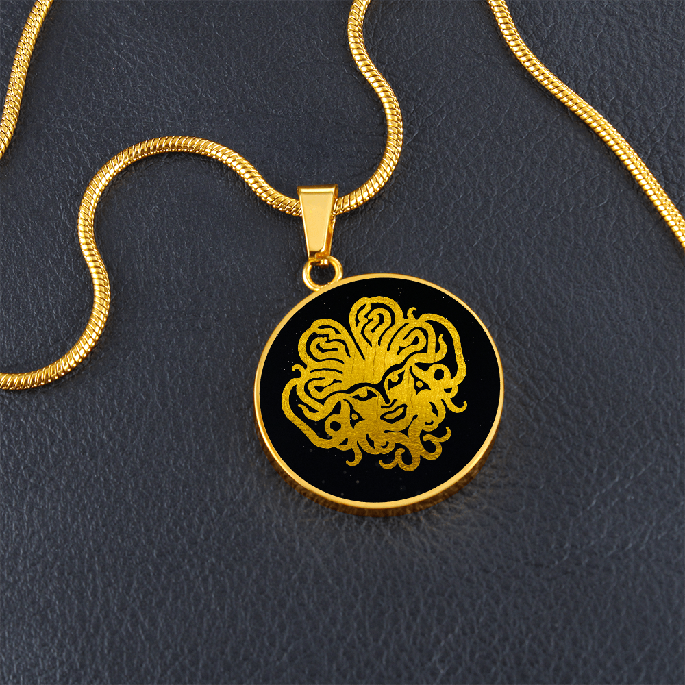 Medusa Pendant Necklace / Medusa Artwork / Medusa Jewelry