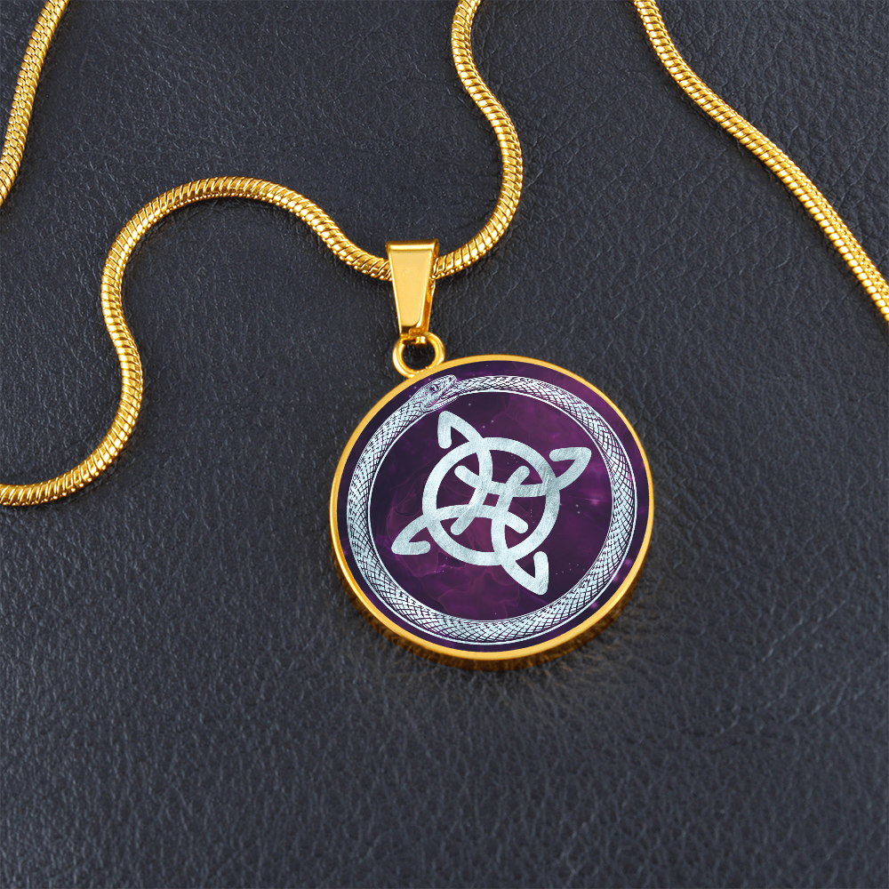 Witches Knot Ouroboros Pendant