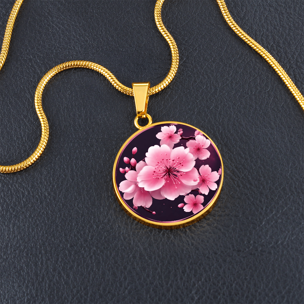 Stunning Cherry Blossom Pendant | Pink Sakura Cherry Blossom | Spring  Necklace | Sakura Flower Japanese Necklace | Gifts for Her