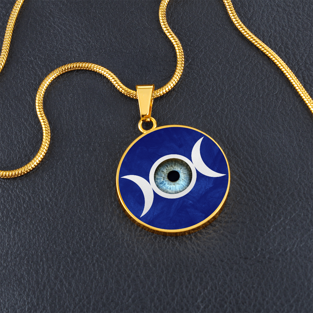 Triple Moon Eye Pendant