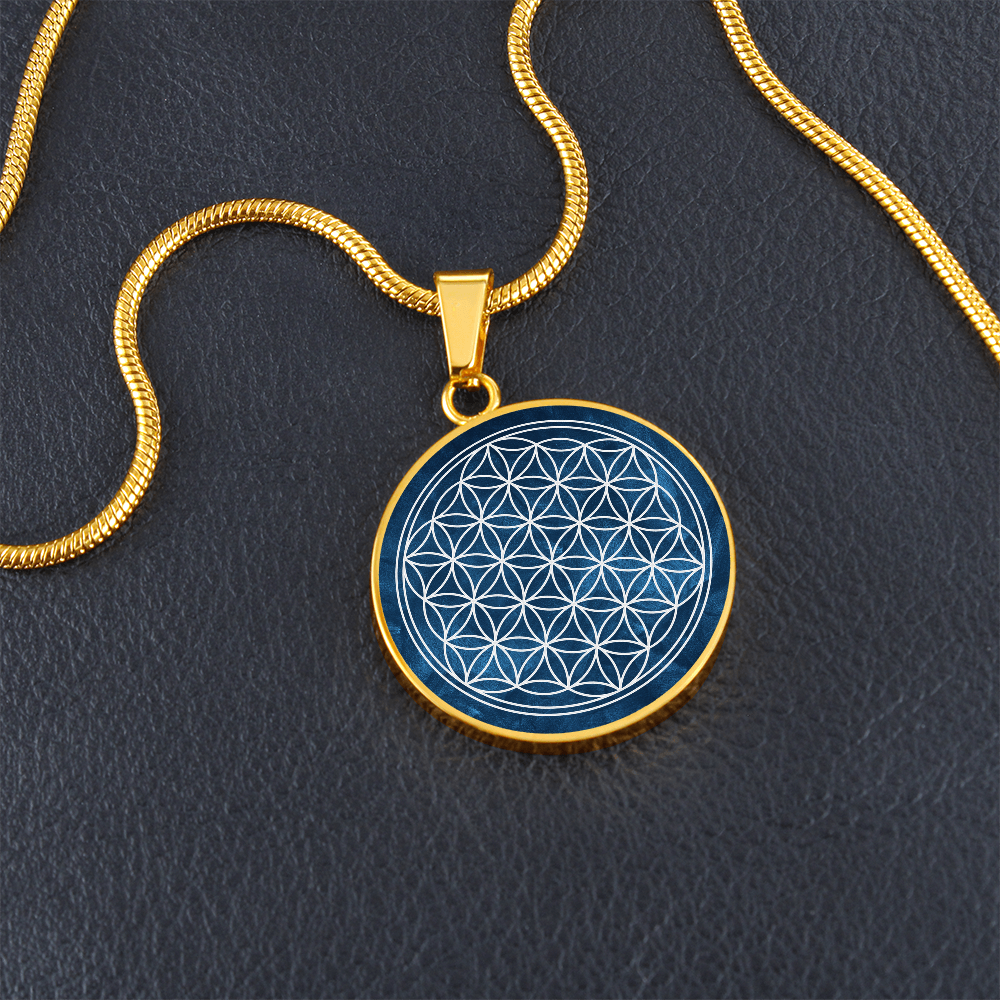 Flower of Life Art Pendant | Sacred Geometry Jewelry