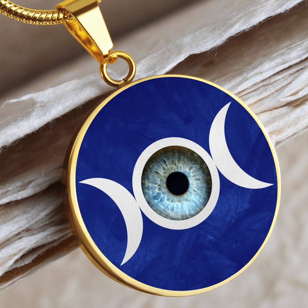 Triple Moon Eye Pendant