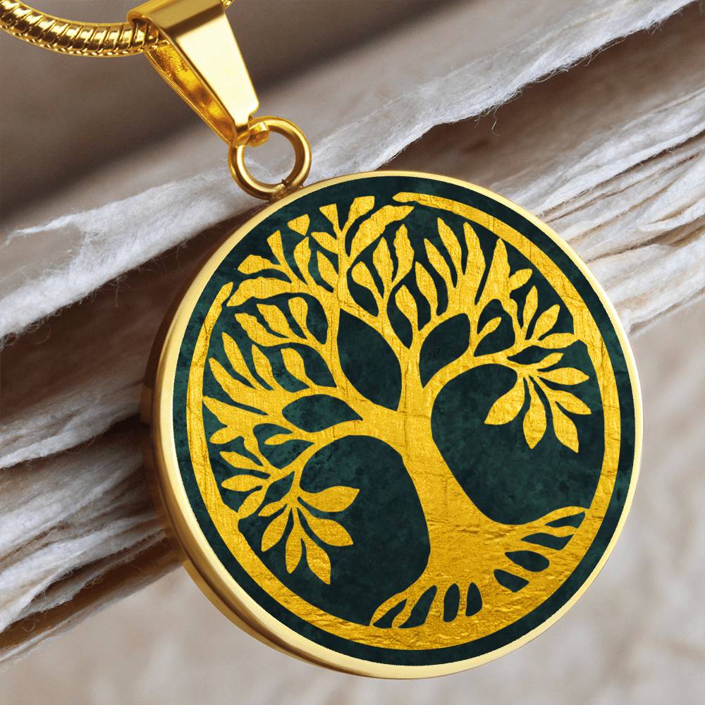Tree of Life Necklace | Family Tree Pendant | Men Yggdrasil Pendant | Norse Mythology World Tree