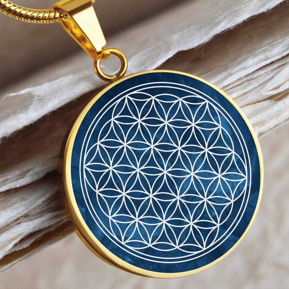 Flower of Life Art Pendant | Sacred Geometry Jewelry