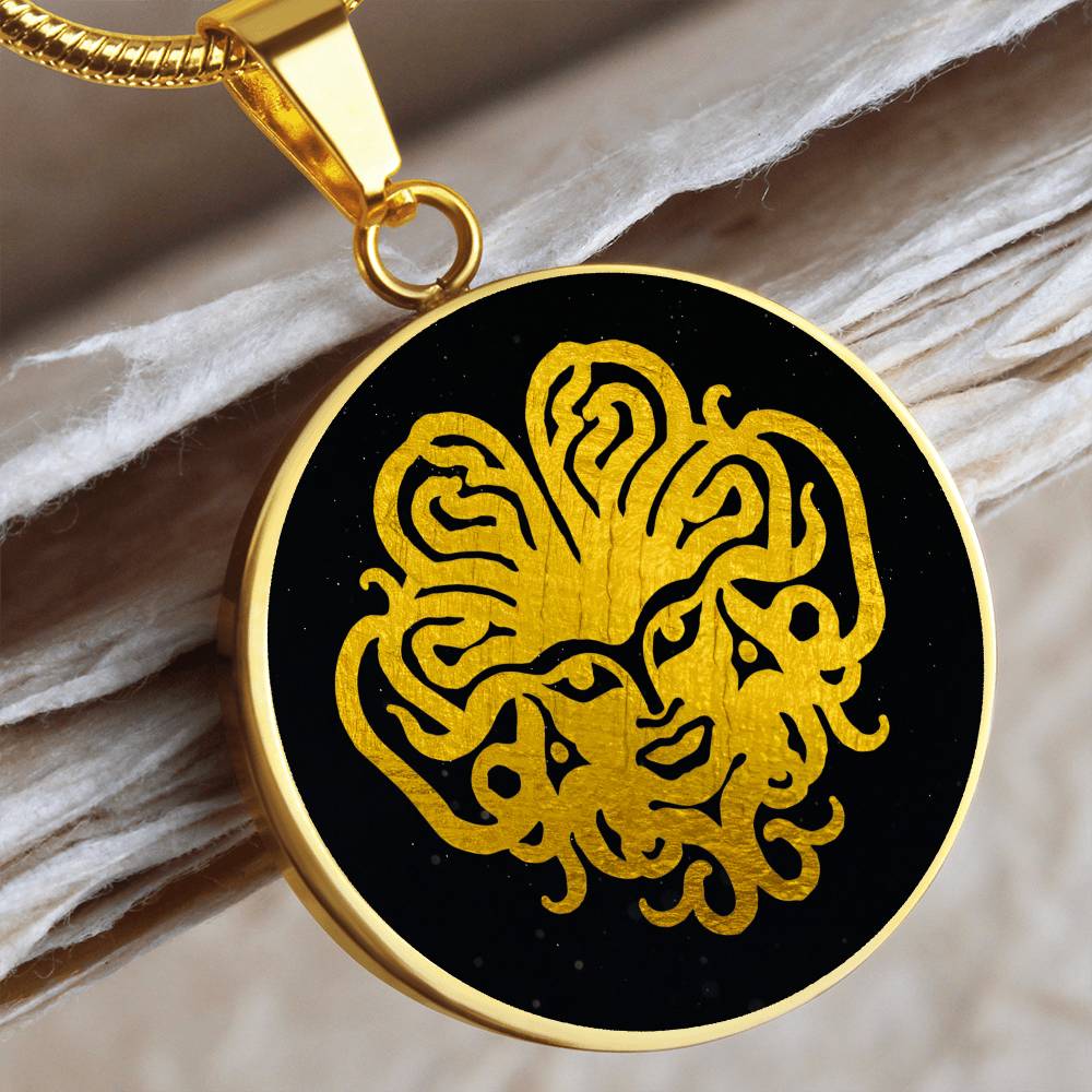 Medusa Pendant Necklace / Medusa Artwork / Medusa Jewelry