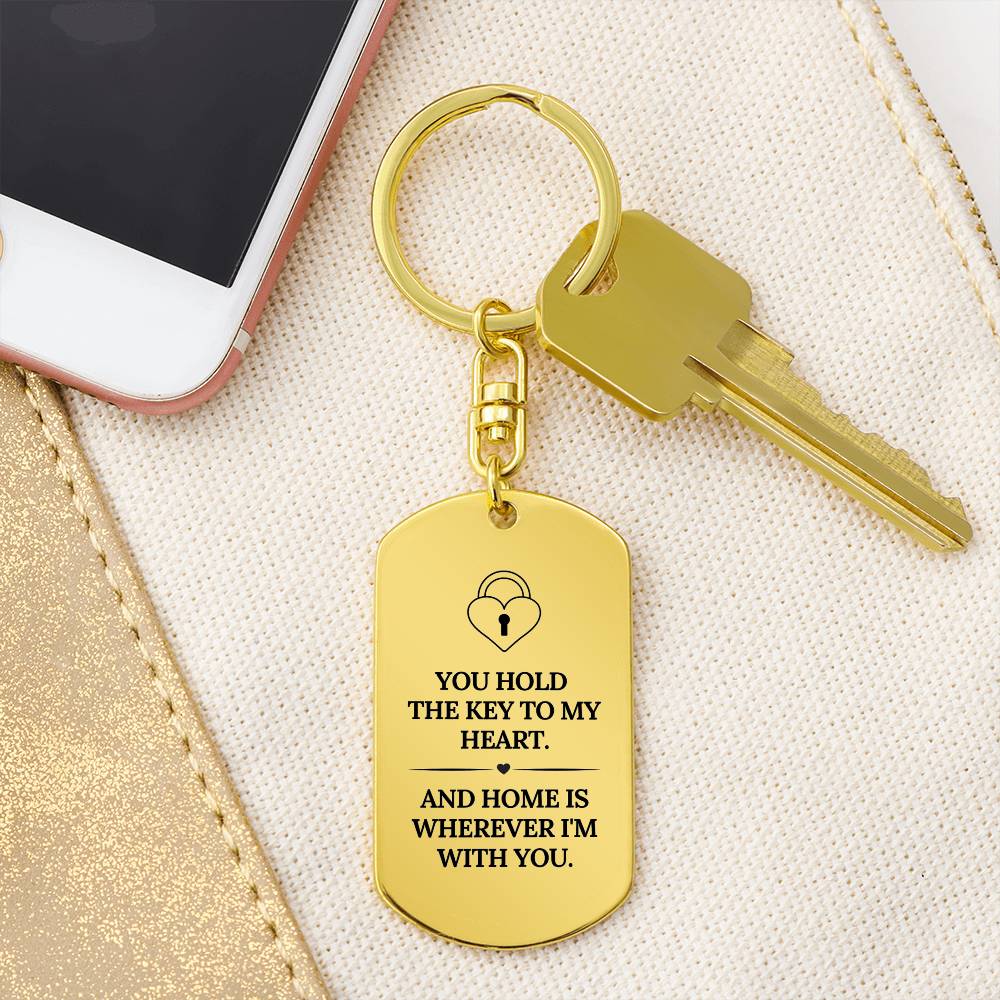 Key To My Heart Keychain | Anniversary Gift | Anniversary Gift for Her | Romantic Gift for Her