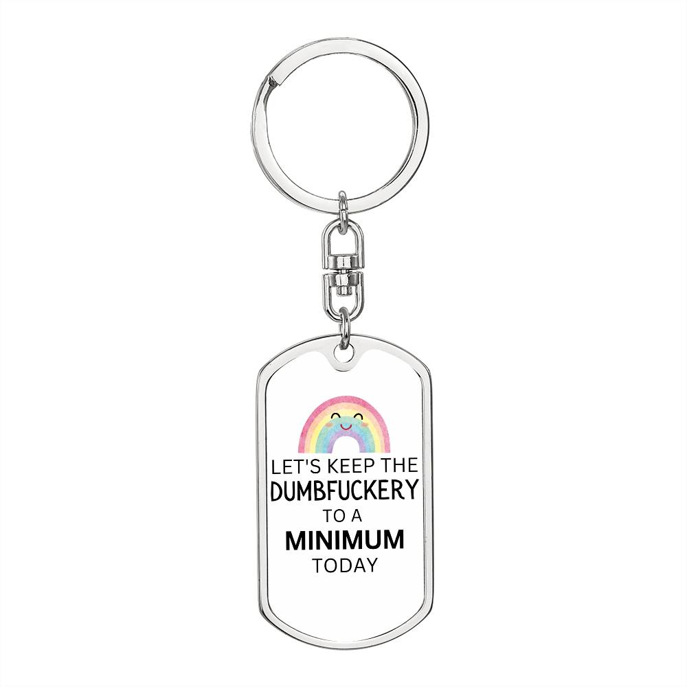 Dumbfuckery keychain,  Co-Worker Gift, Employee Gifts, Gift for Friend, Employee Appreciation