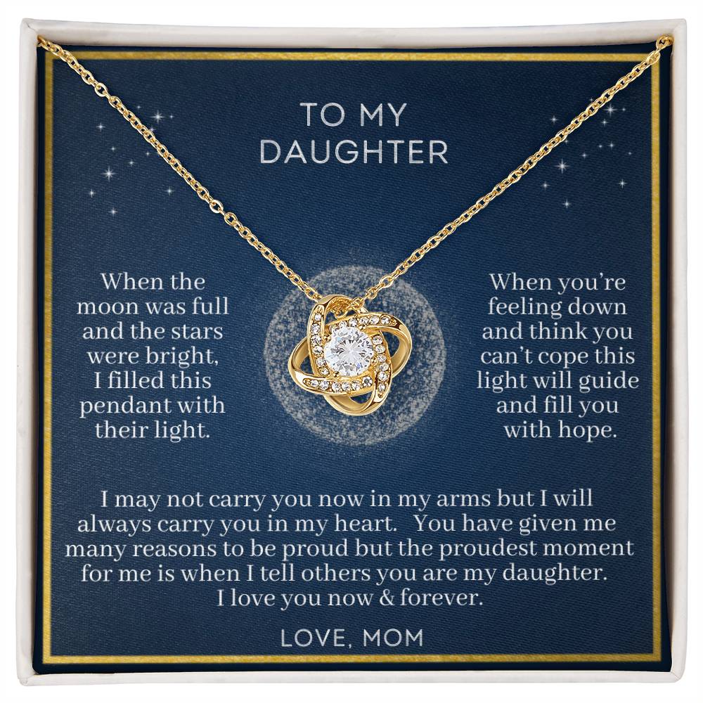 Gift For Daughter | Daughter Necklace | Encouragement Gift For Daughter | Graduation Gift For Daughter | To My Daughter