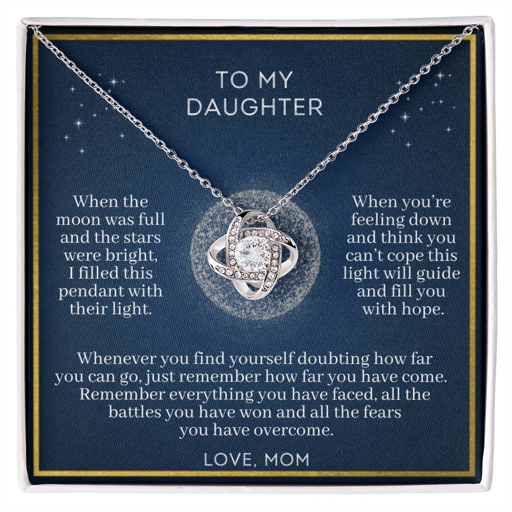 Gift For Daughter | Daughter Necklace | Encouragement Gift For Daughter | Graduation Gift For Daughter | To My Daughter