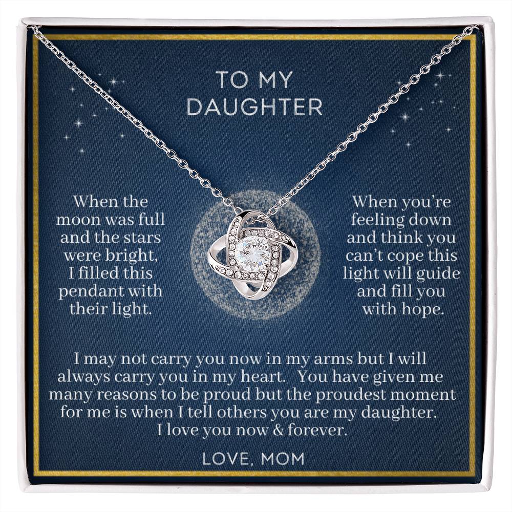 Gift For Daughter | Daughter Necklace | Encouragement Gift For Daughter | Graduation Gift For Daughter | To My Daughter