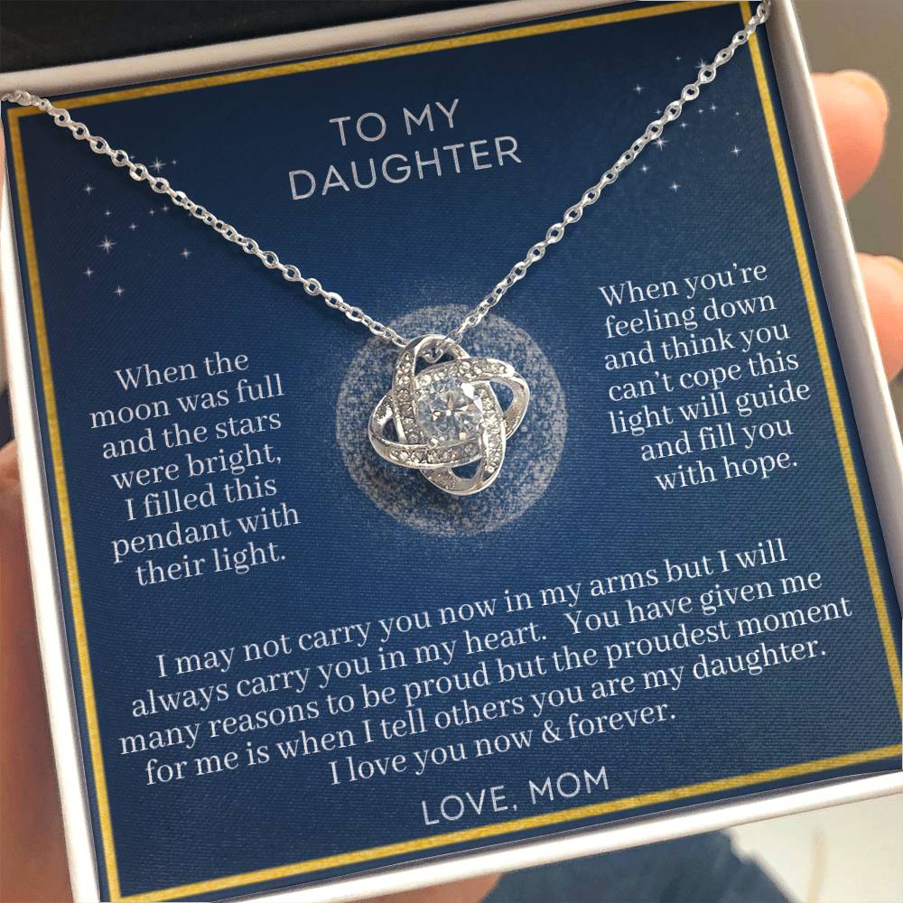 Gift For Daughter | Daughter Necklace | Encouragement Gift For Daughter | Graduation Gift For Daughter | To My Daughter