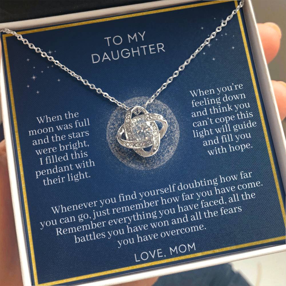 Gift For Daughter | Daughter Necklace | Encouragement Gift For Daughter | Graduation Gift For Daughter | To My Daughter