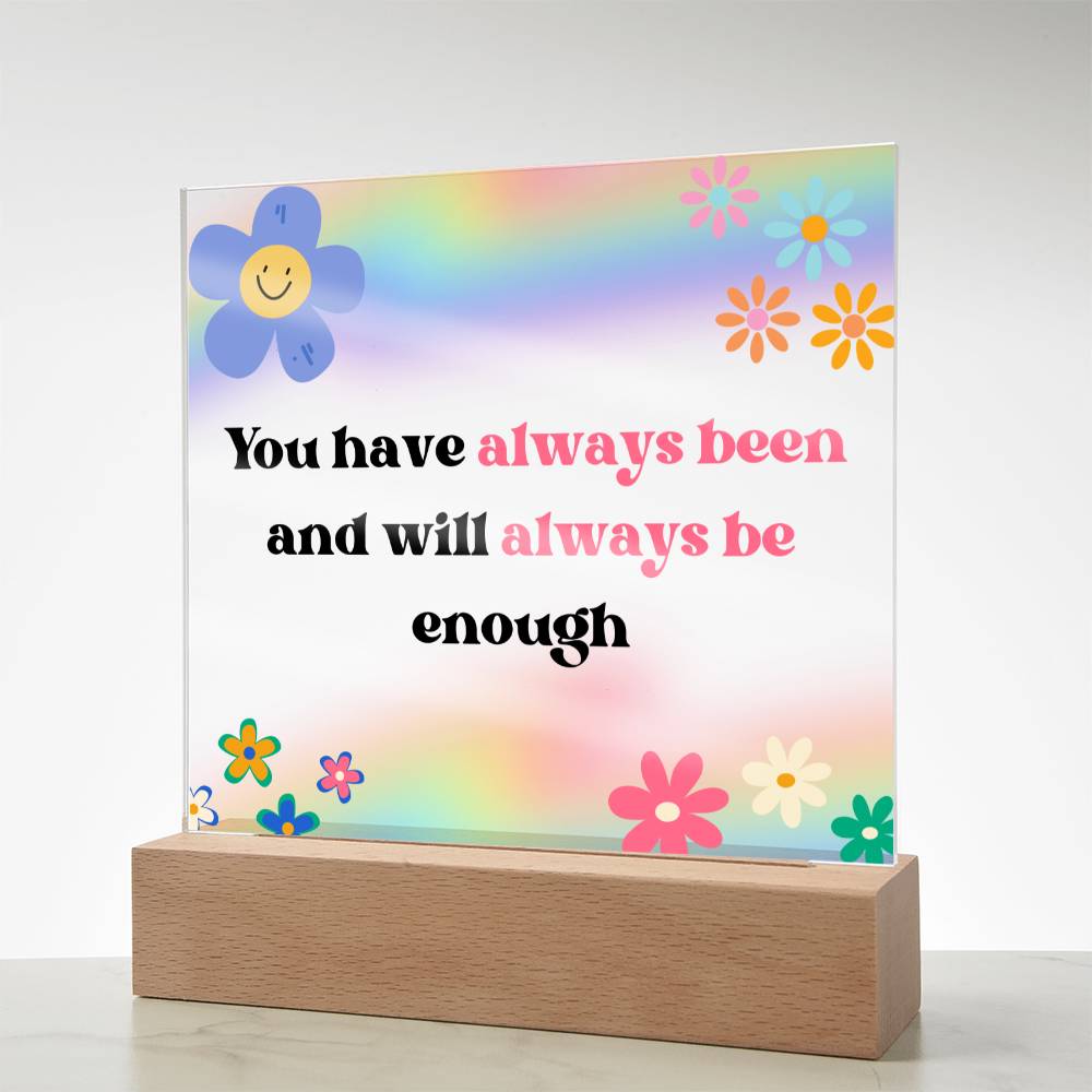 You Have Always Been Enough Playroom Art | Kids Affirmation | Classroom Motivation