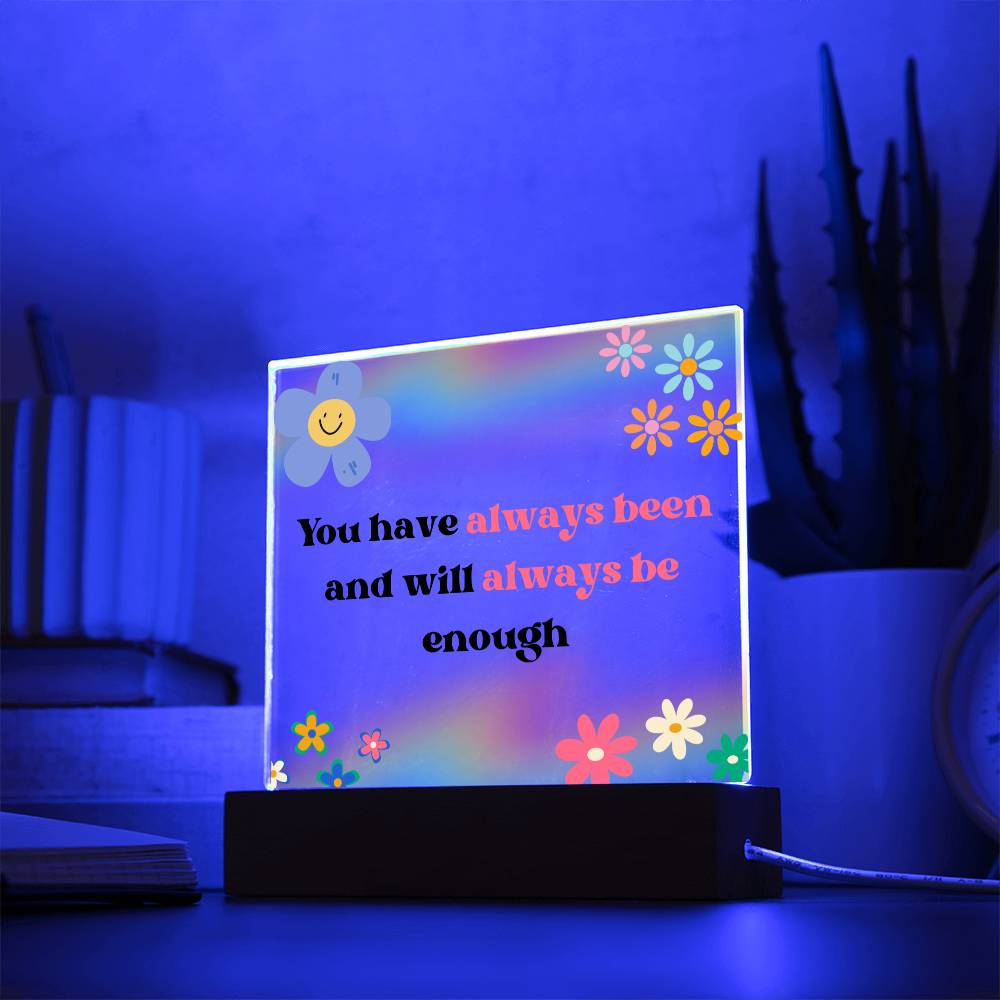 You Have Always Been Enough Playroom Art | Kids Affirmation | Classroom Motivation