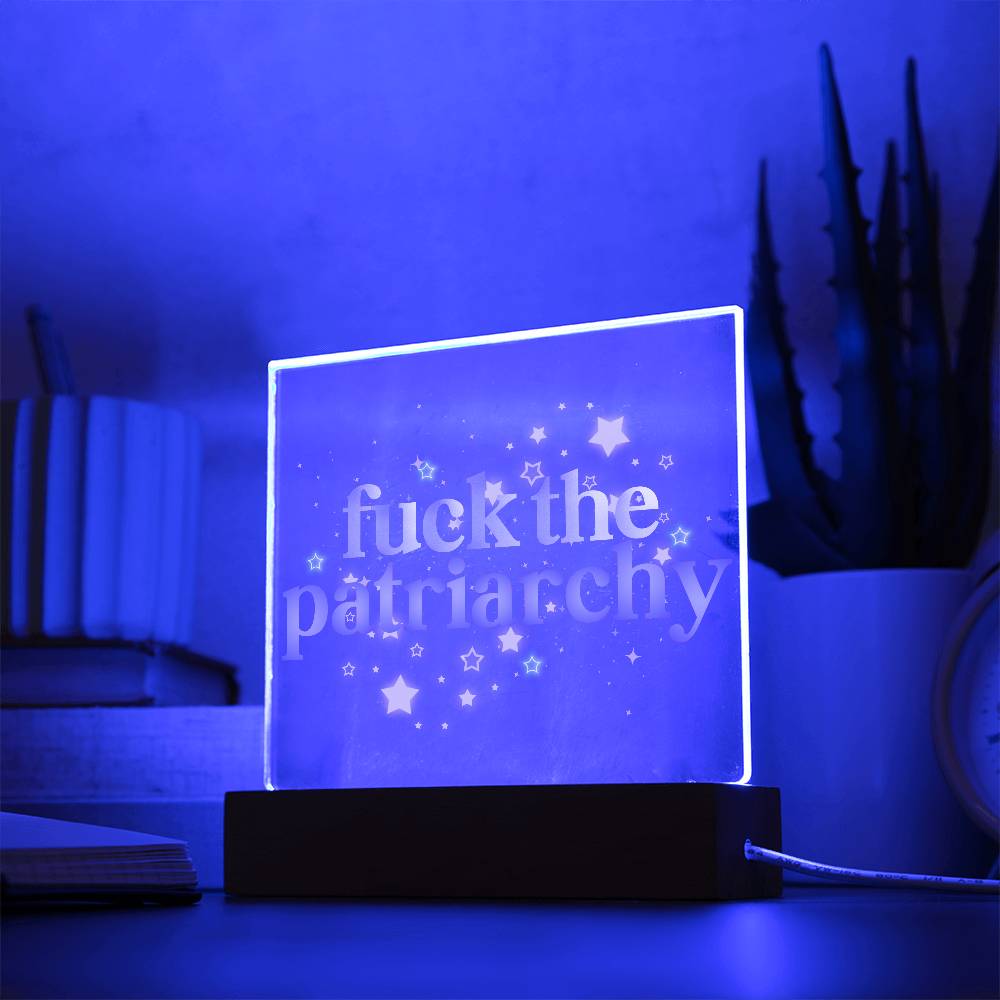 Fuck The Patriarchy Acrylic Plaque | Feminist Gift