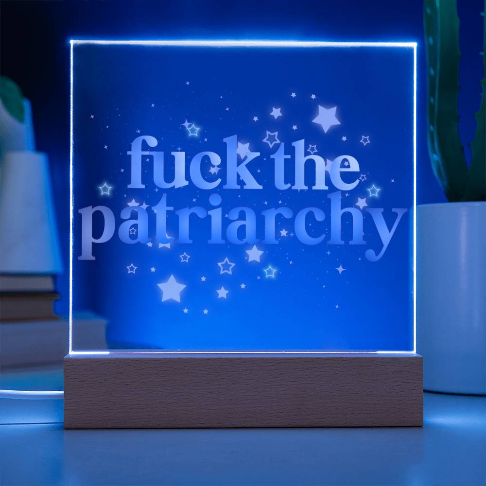 Fuck The Patriarchy Acrylic Plaque | Feminist Gift