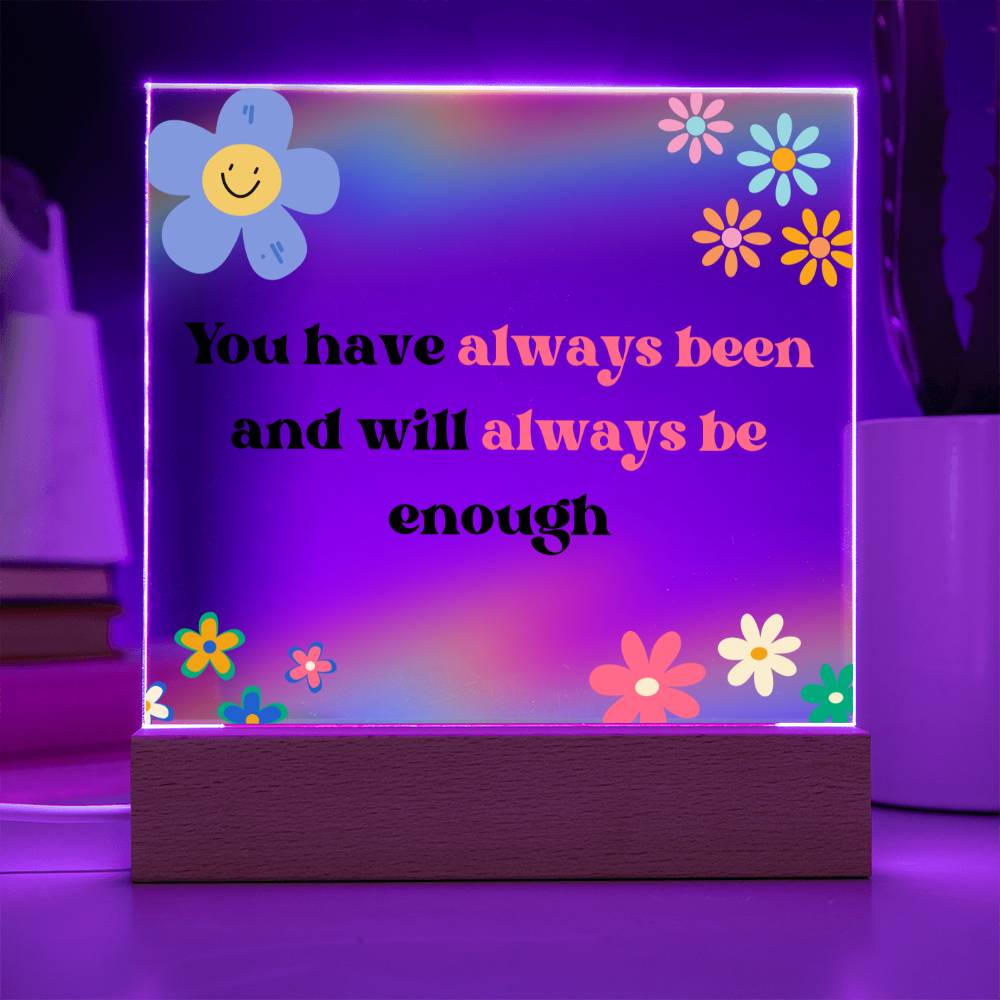 You Have Always Been Enough Playroom Art | Kids Affirmation | Classroom Motivation