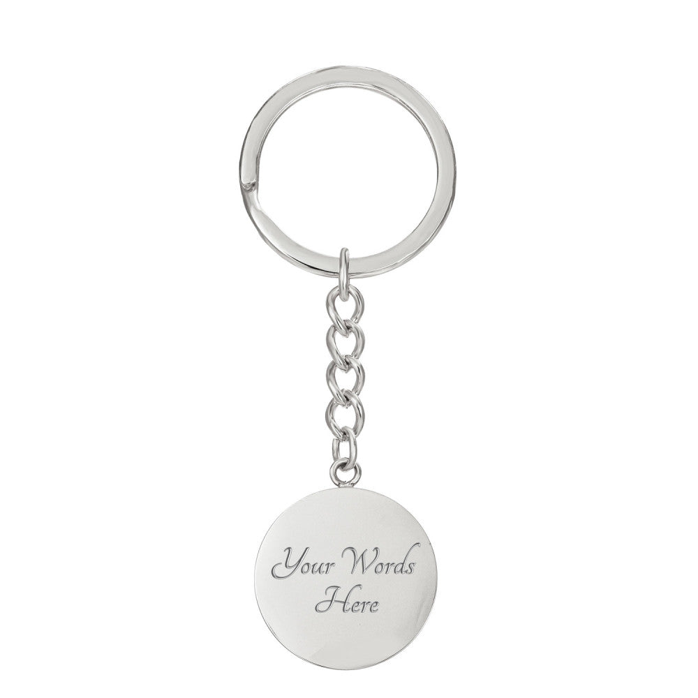 Serenity Prayer Sobriety Gift Keychain | AA gift | Sober Anniversary Gift