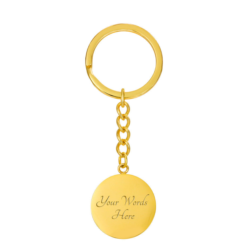 Serenity Prayer Sobriety Gift Keychain | AA gift | Sober Anniversary Gift