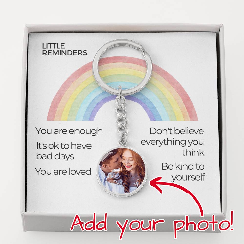 Little Reminder Keychain, Mental Health Keychain, Mental Health Lanyard, You are Enough