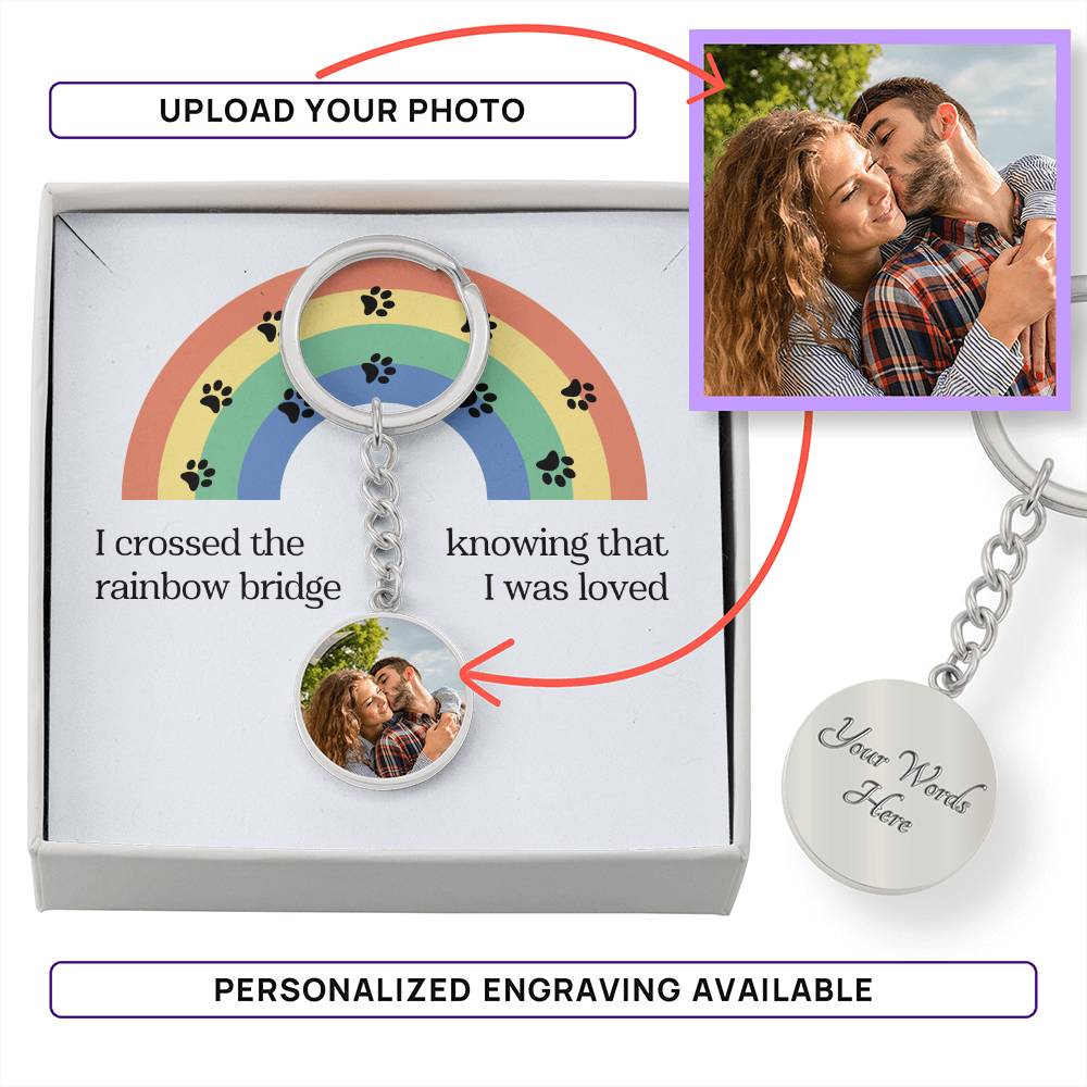 Dog Memorial Gift | Personalised Dog Loss Gift | Rainbow Bridge Pet Memorial
