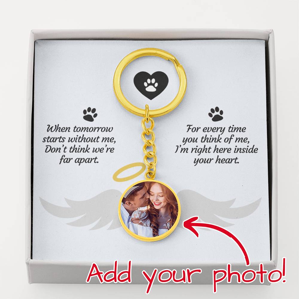 Personalized Dog Memorial Gift | Personalised Dog Loss Gift | Custom Pet Keychain |