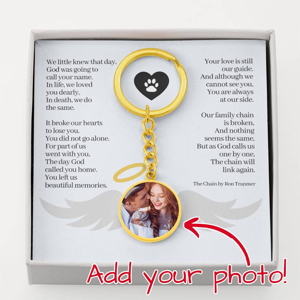 Personalized Gifts for Pet Loss | Memorial Gifts | Pet Loss Keepsake with Sympathy Card | Broken Chain Poem | Pet Remembrance Gift