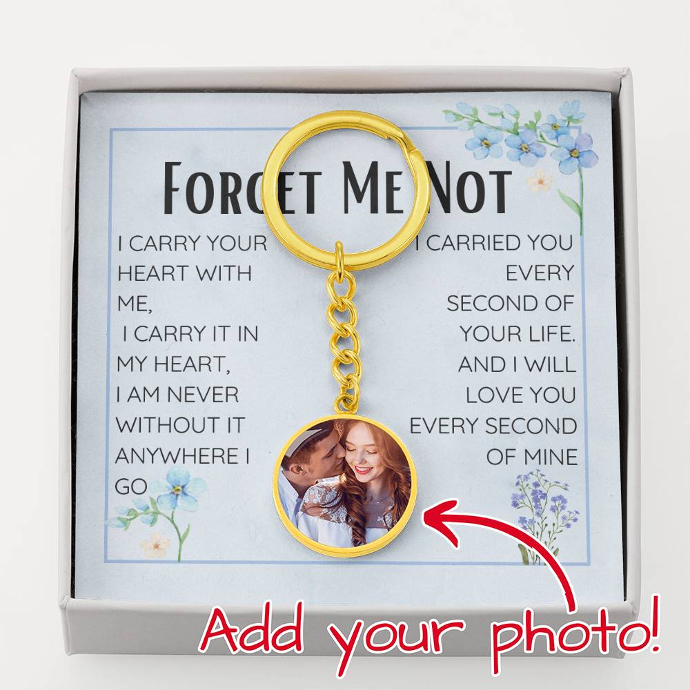 Forget Me Not Memorial Keychain | Gift for Loss | Pregnancy Loss | Miscarriage Gift