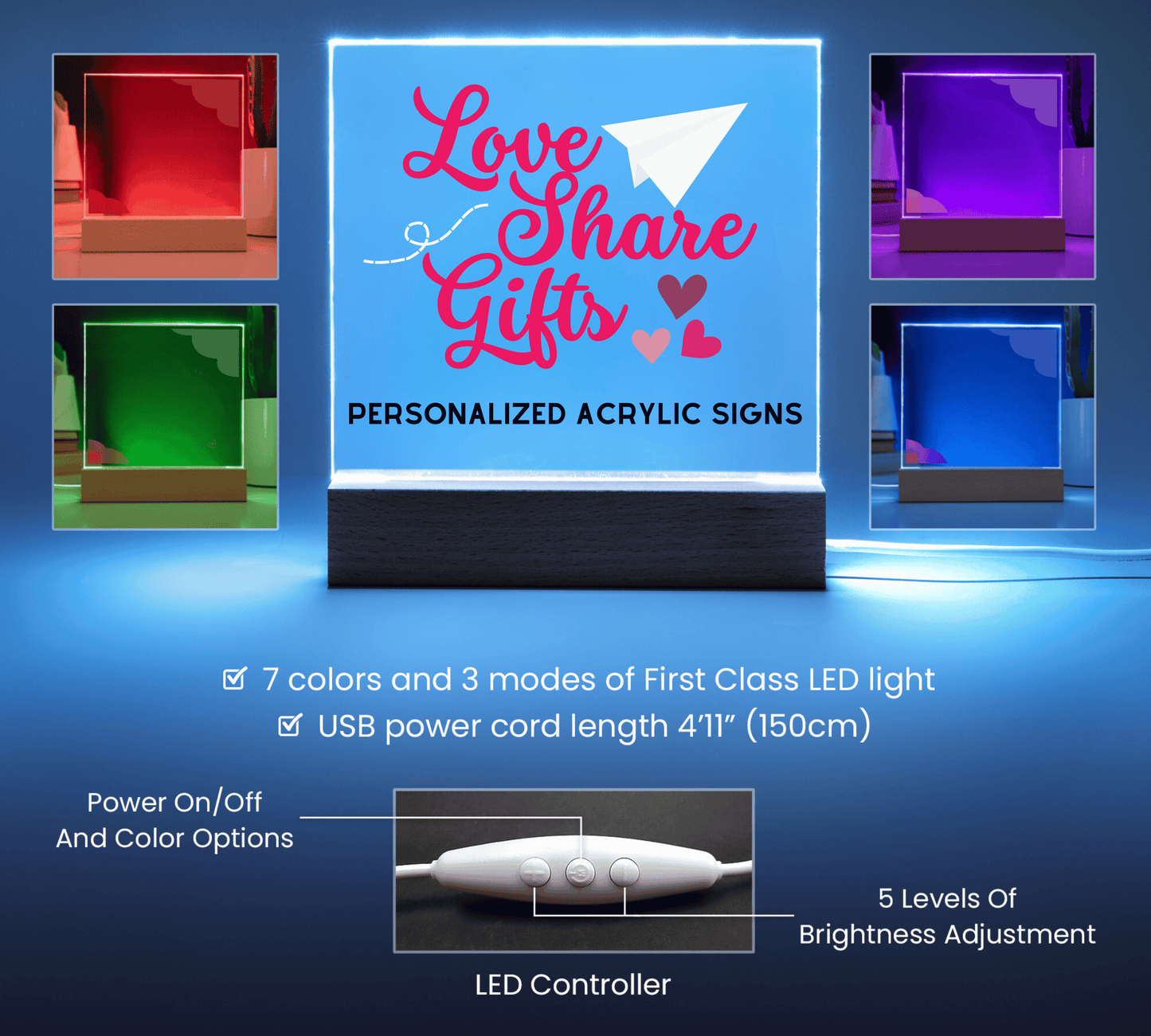 Virgin Mary Faux Stained Glass Acrylic Plaque | Christian Gift | Ofrenda Altar Decoration | Religious Indoor Decor Suncatcher |