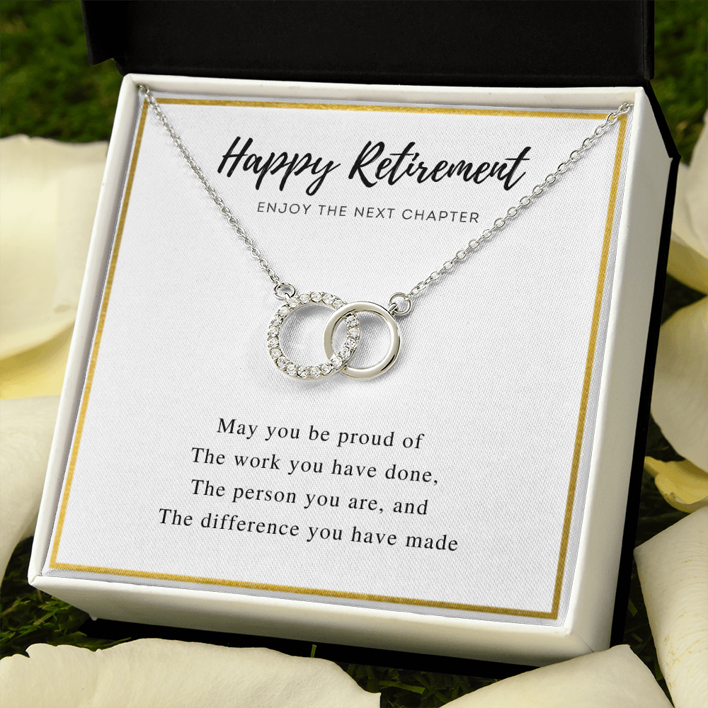 Retirement Gifts for Women | Retirement Necklace | Teacher Retirement Gift | Coworker Retirement Gift gift | Farewell gift