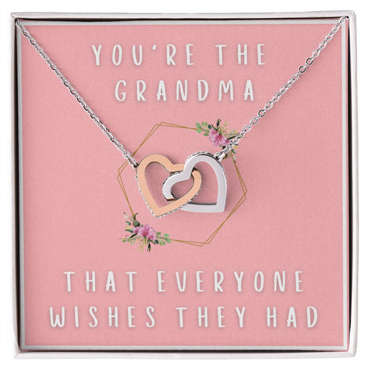 Wish They Had - Gift For Grandma - Interlocking Heart